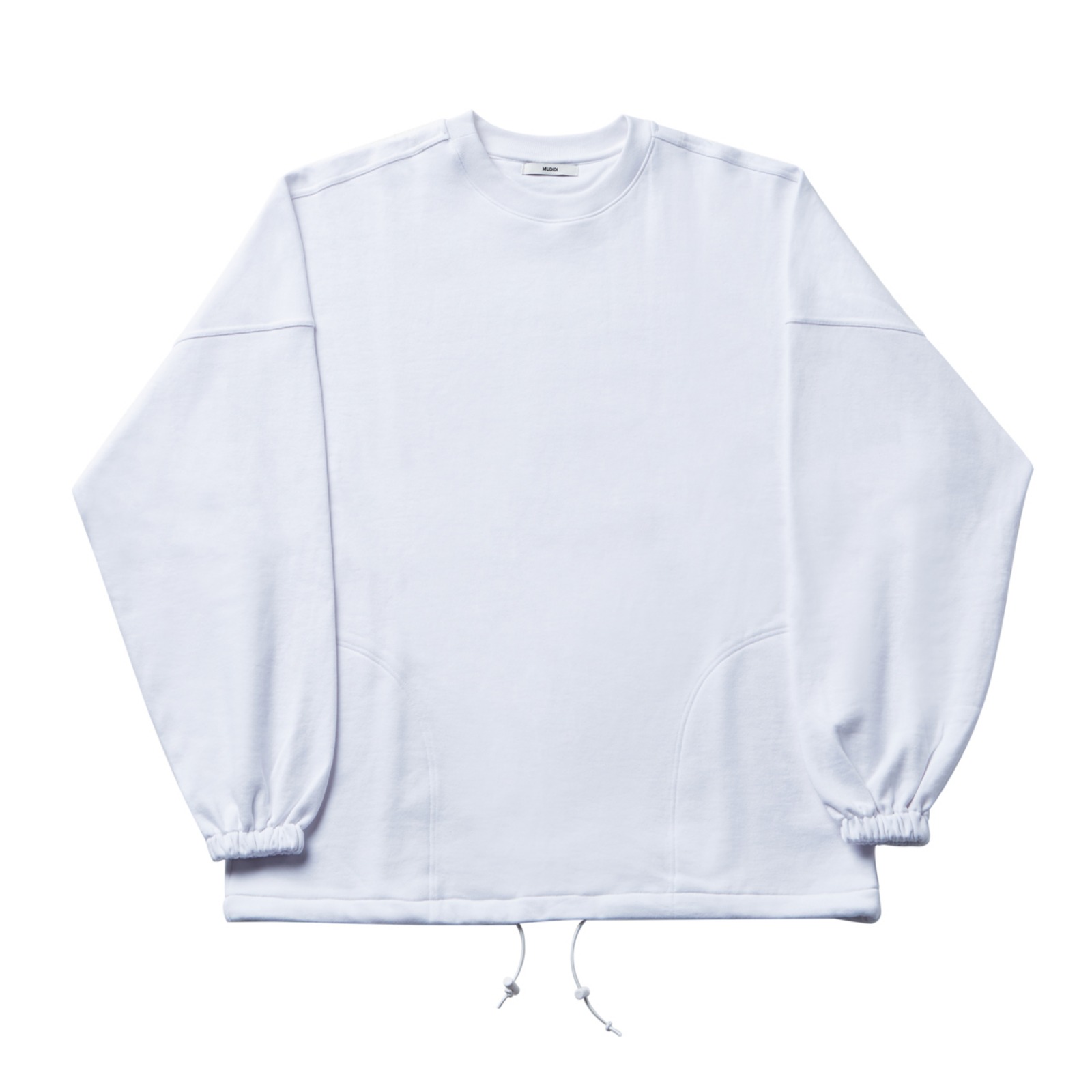 Over size sweat shirt 001 White(Unisex)